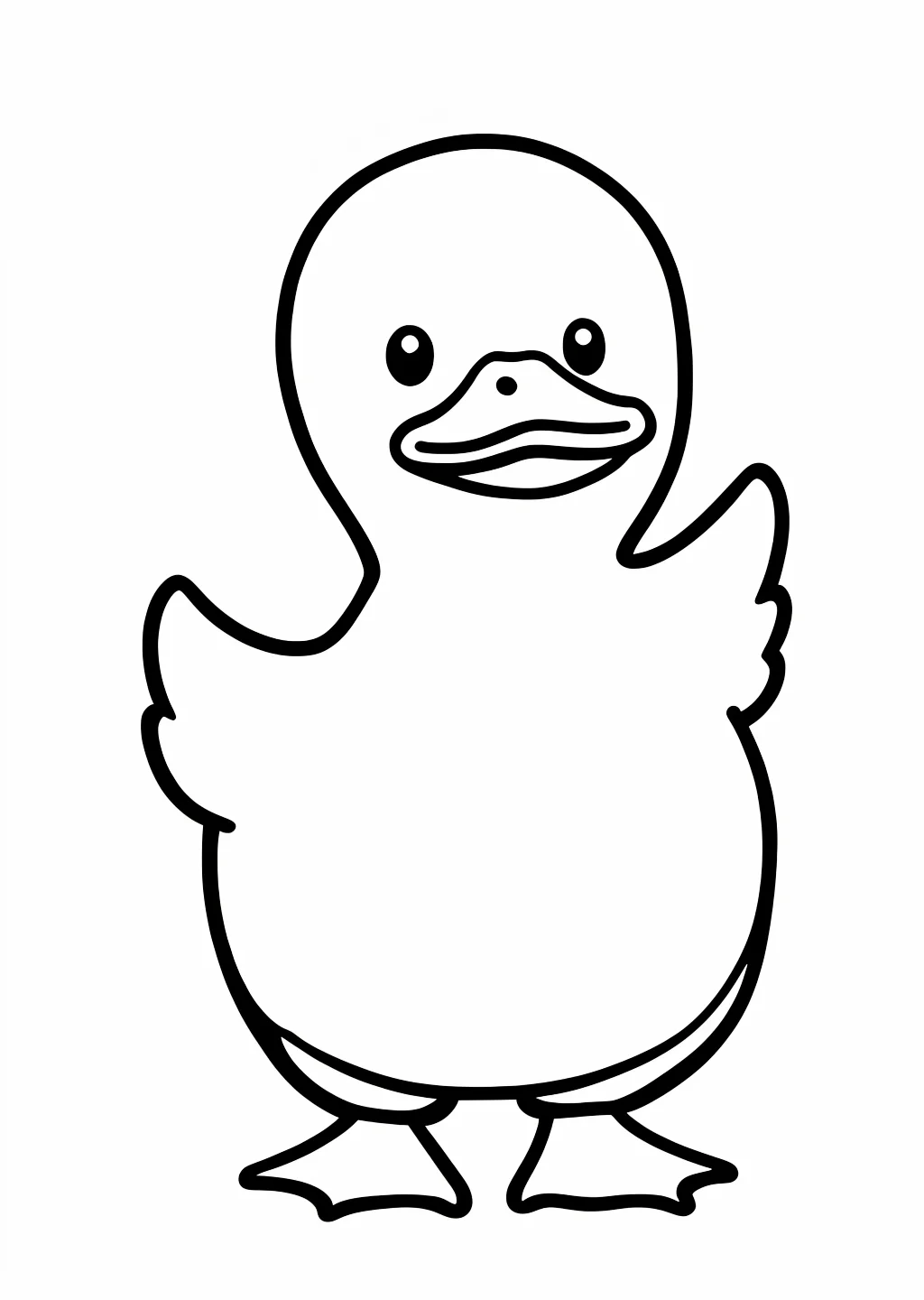 Duck Coloring Page