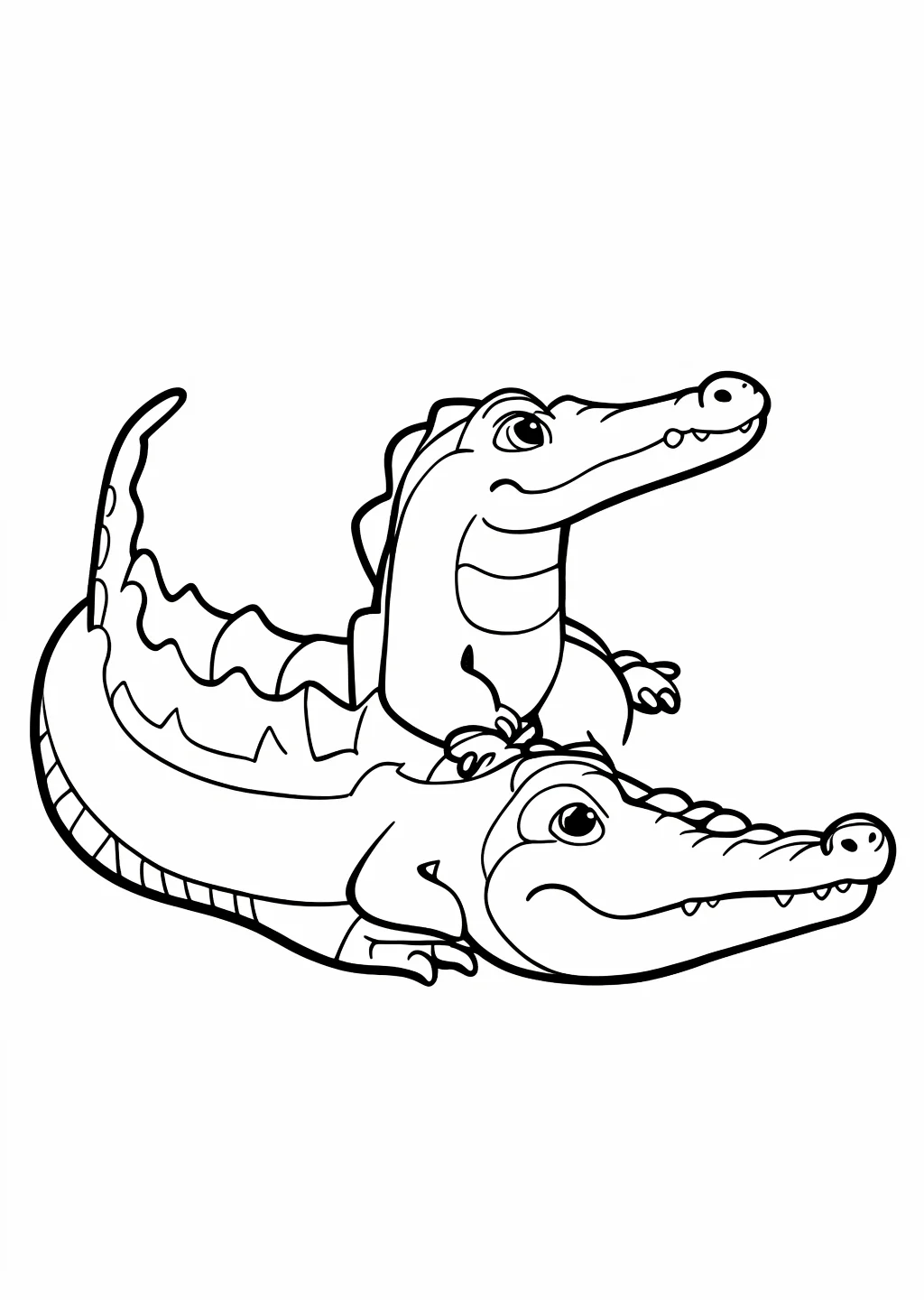 Alligator Coloring Page