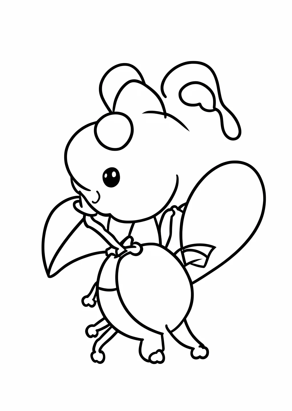 Ant Coloring Page