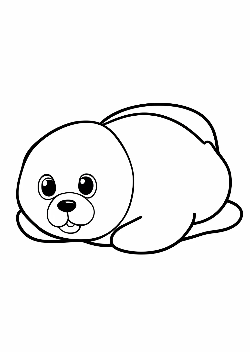 Seal Coloring Page