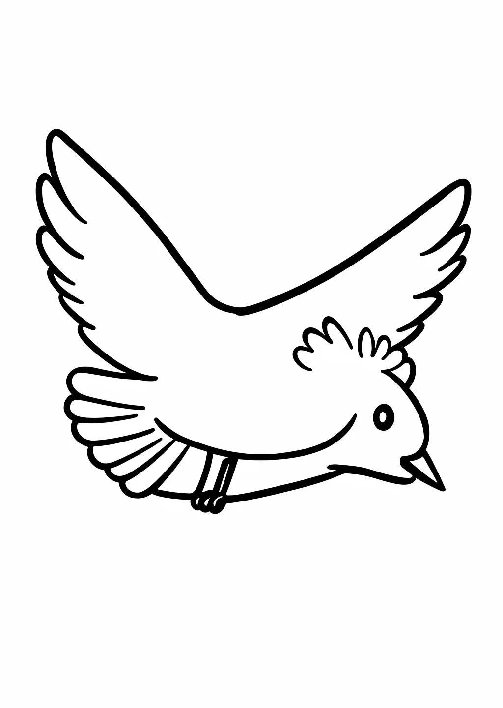 Bluebird Coloring Page
