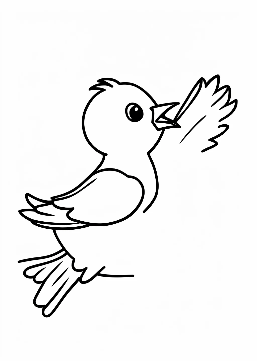 Canary Coloring Page