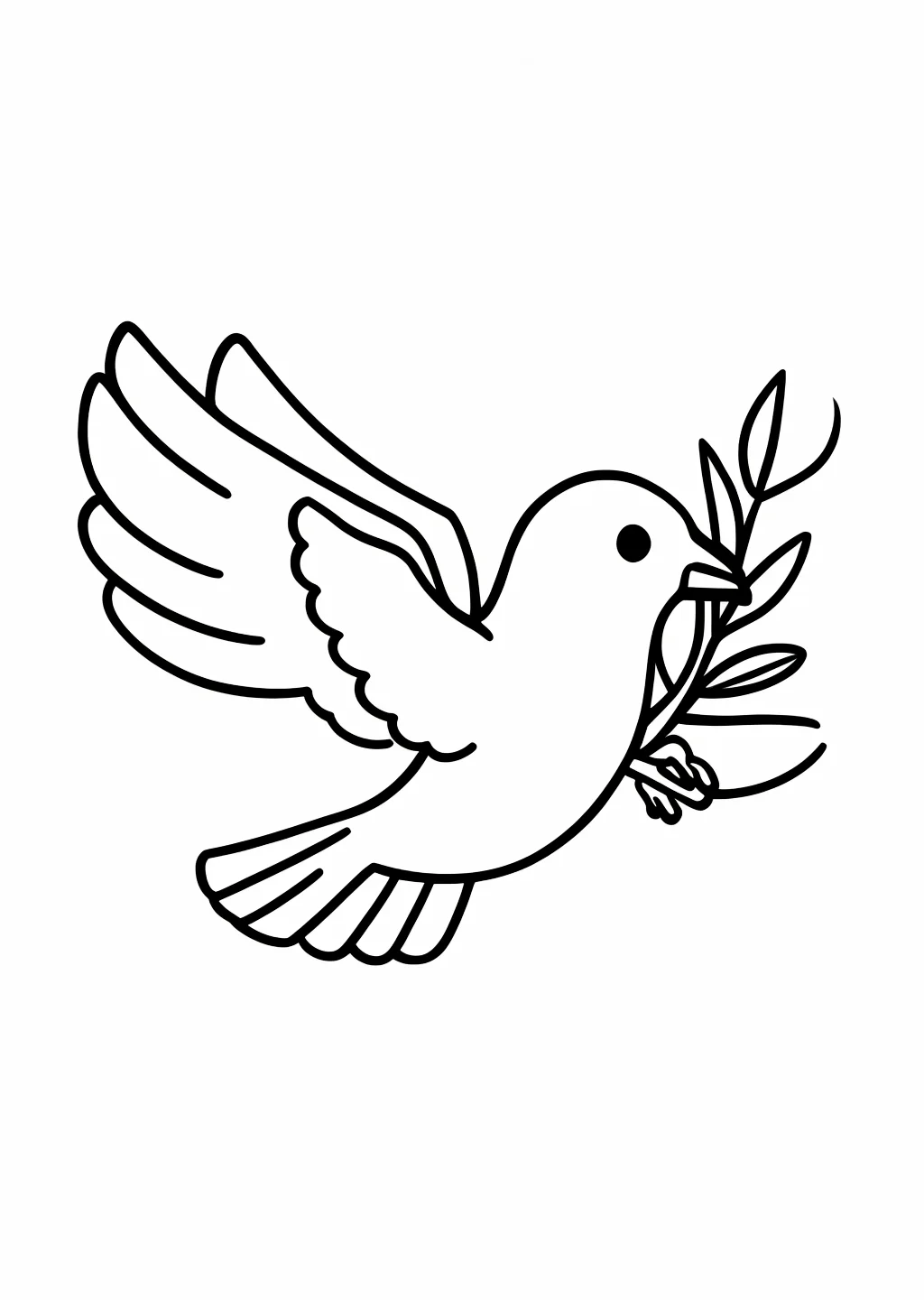 Dove Coloring Page