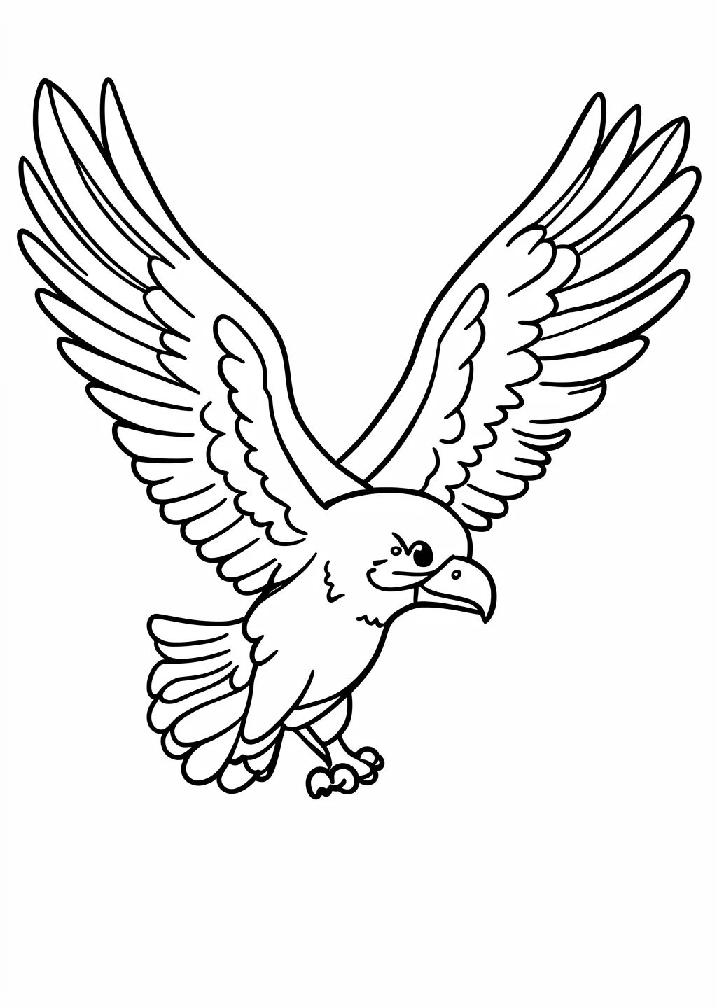Eagle Bird Coloring Page