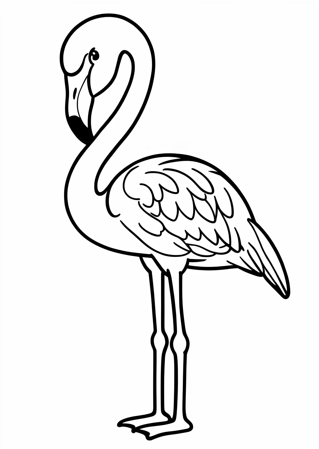 Flamingo Coloring Page