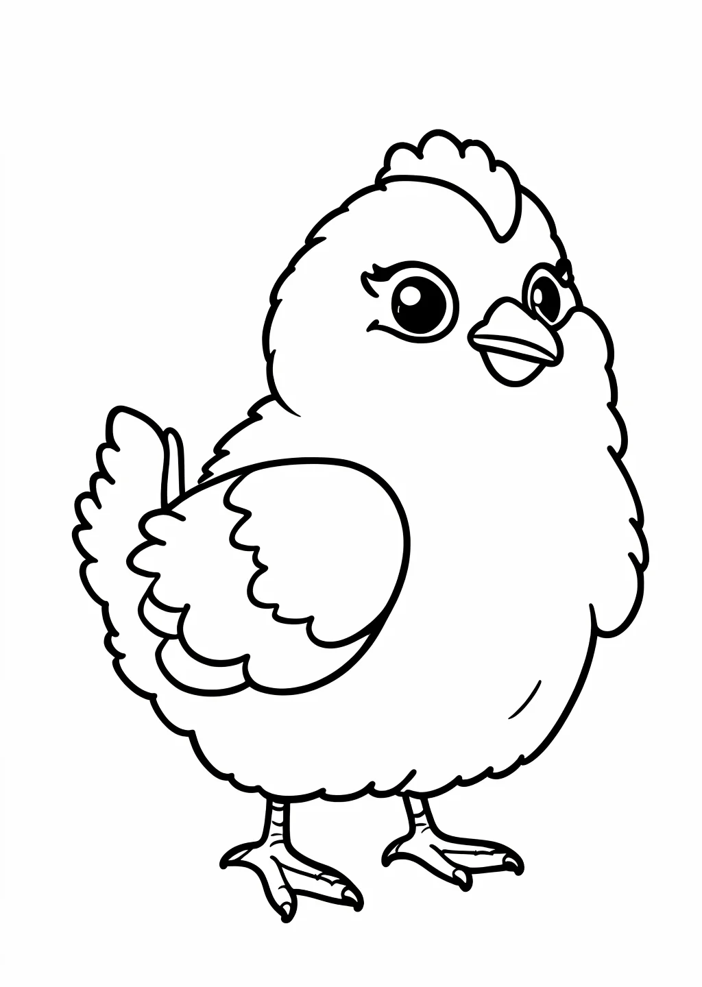 Chick Coloring Page