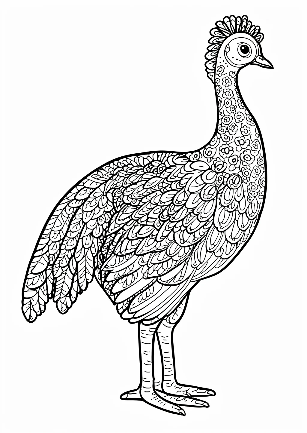 Pheasant Coloring Page