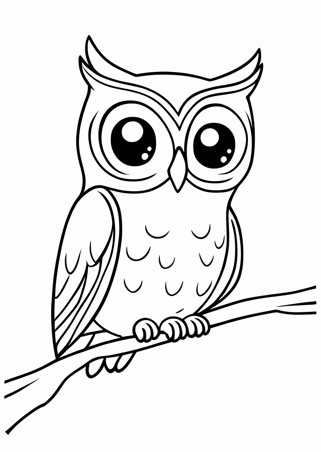 Owl Coloring Page