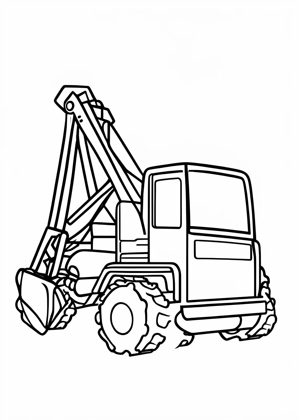 Bohrwagen Coloring Page