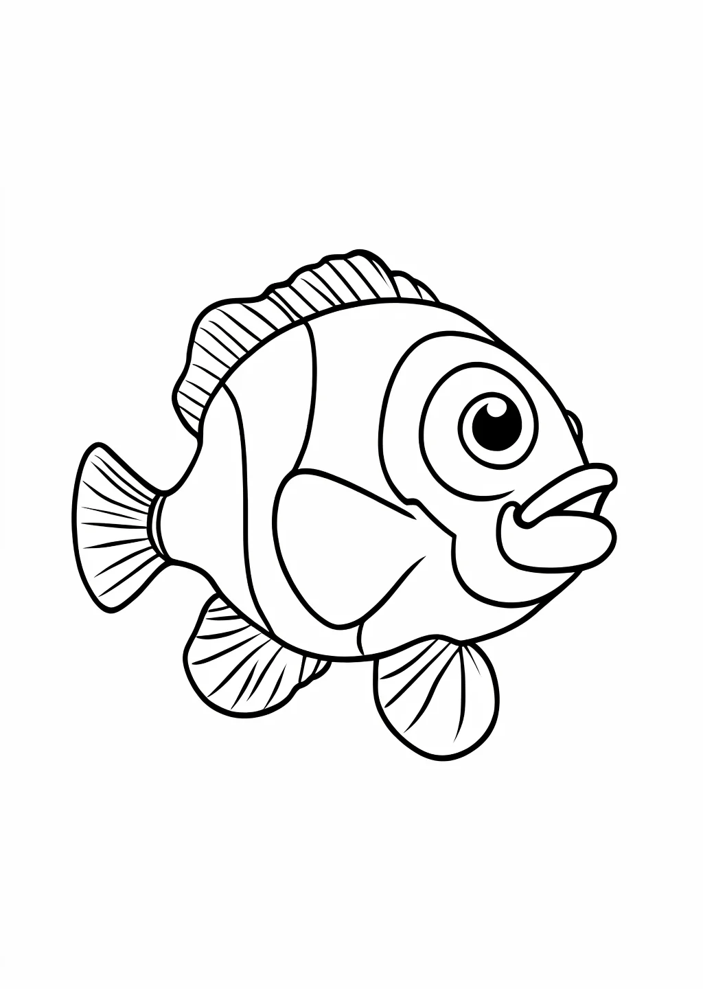 Clownfish Coloring Page
