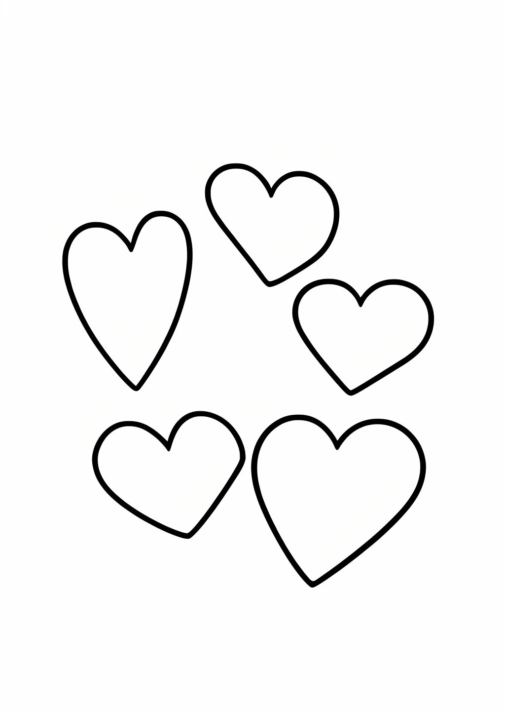 Counting 5-1 Coloring Page – line art