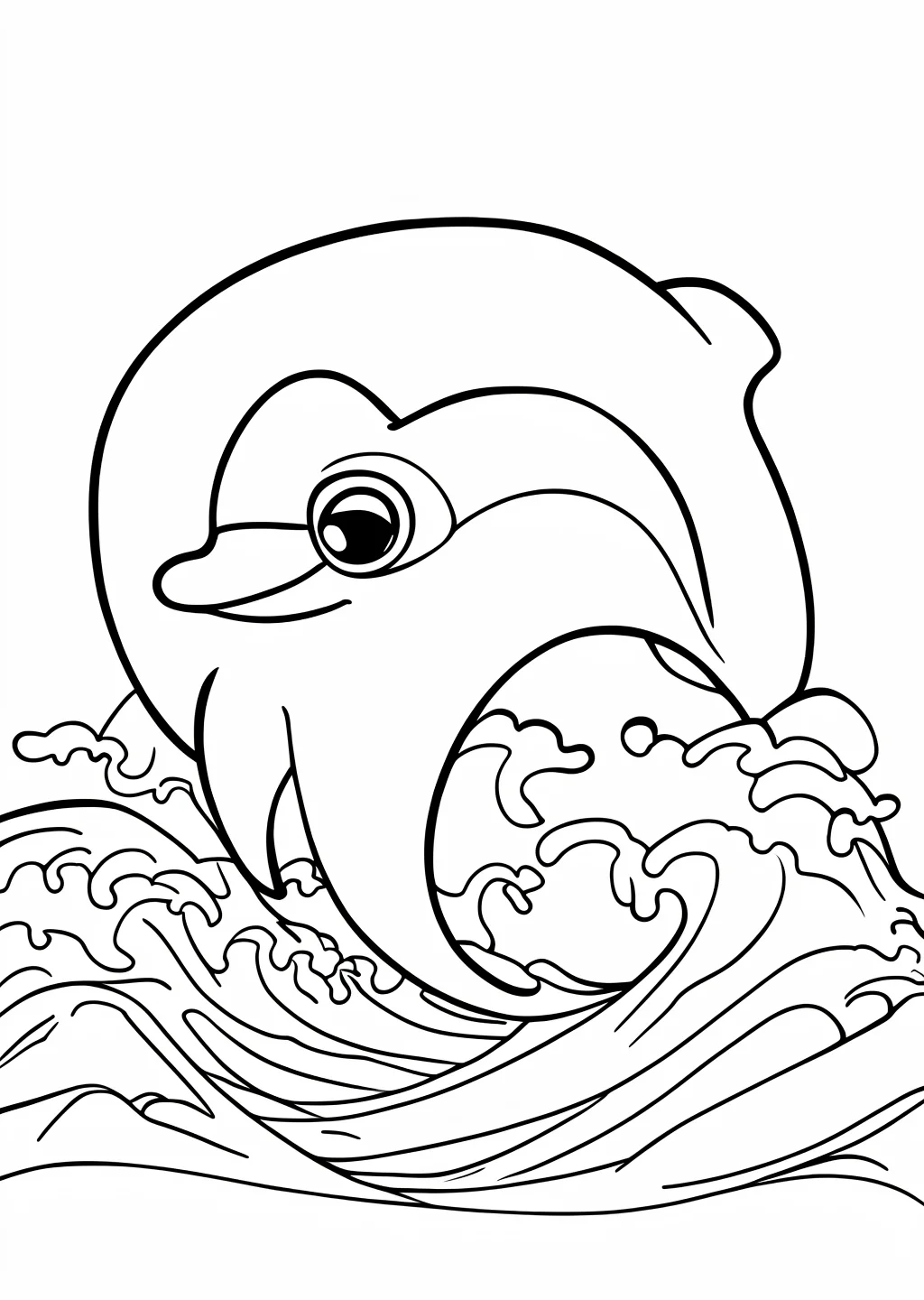 Dolphin Coloring Page