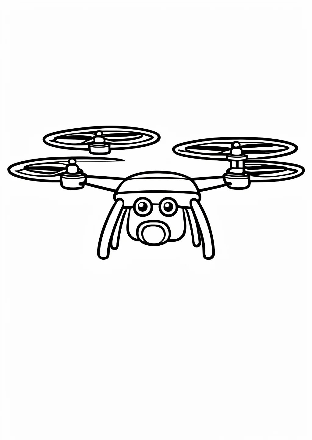 Drone Coloring Page