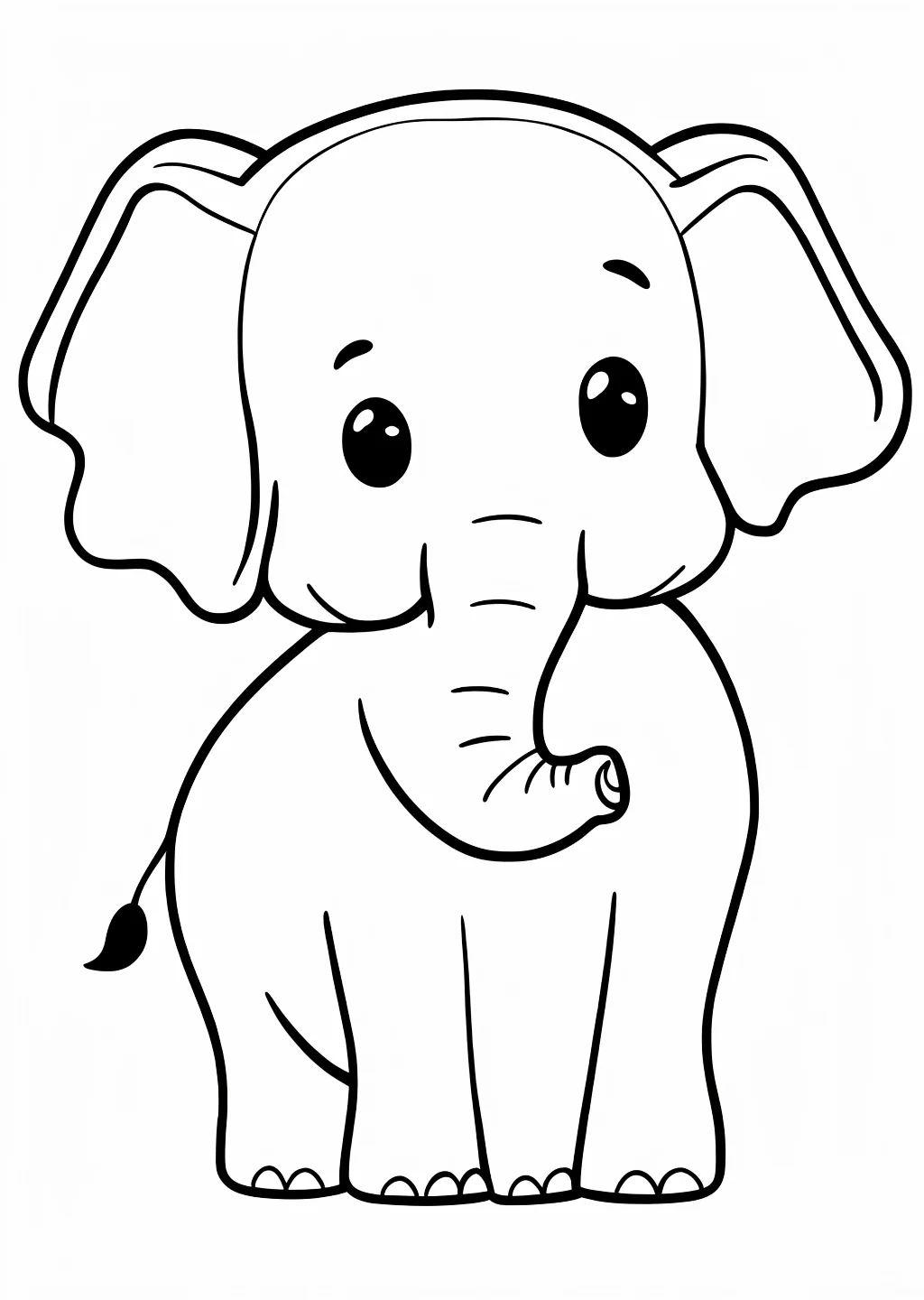 Elephant Coloring Page