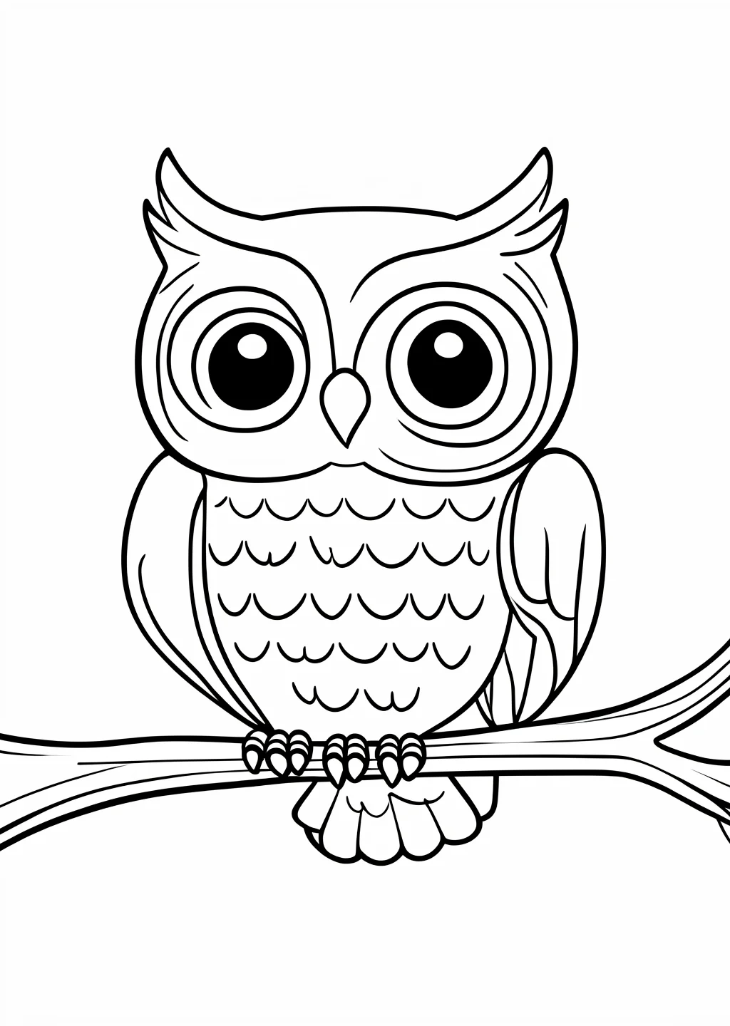 Halloween Owl Coloring Page