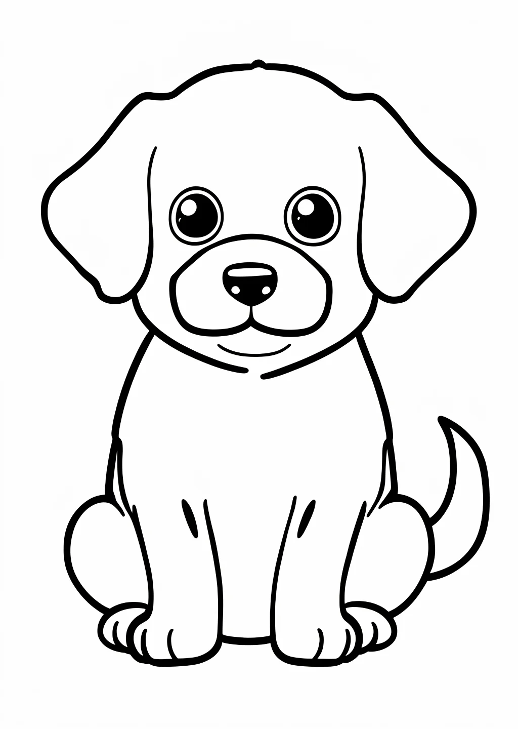 Dog Coloring Page
