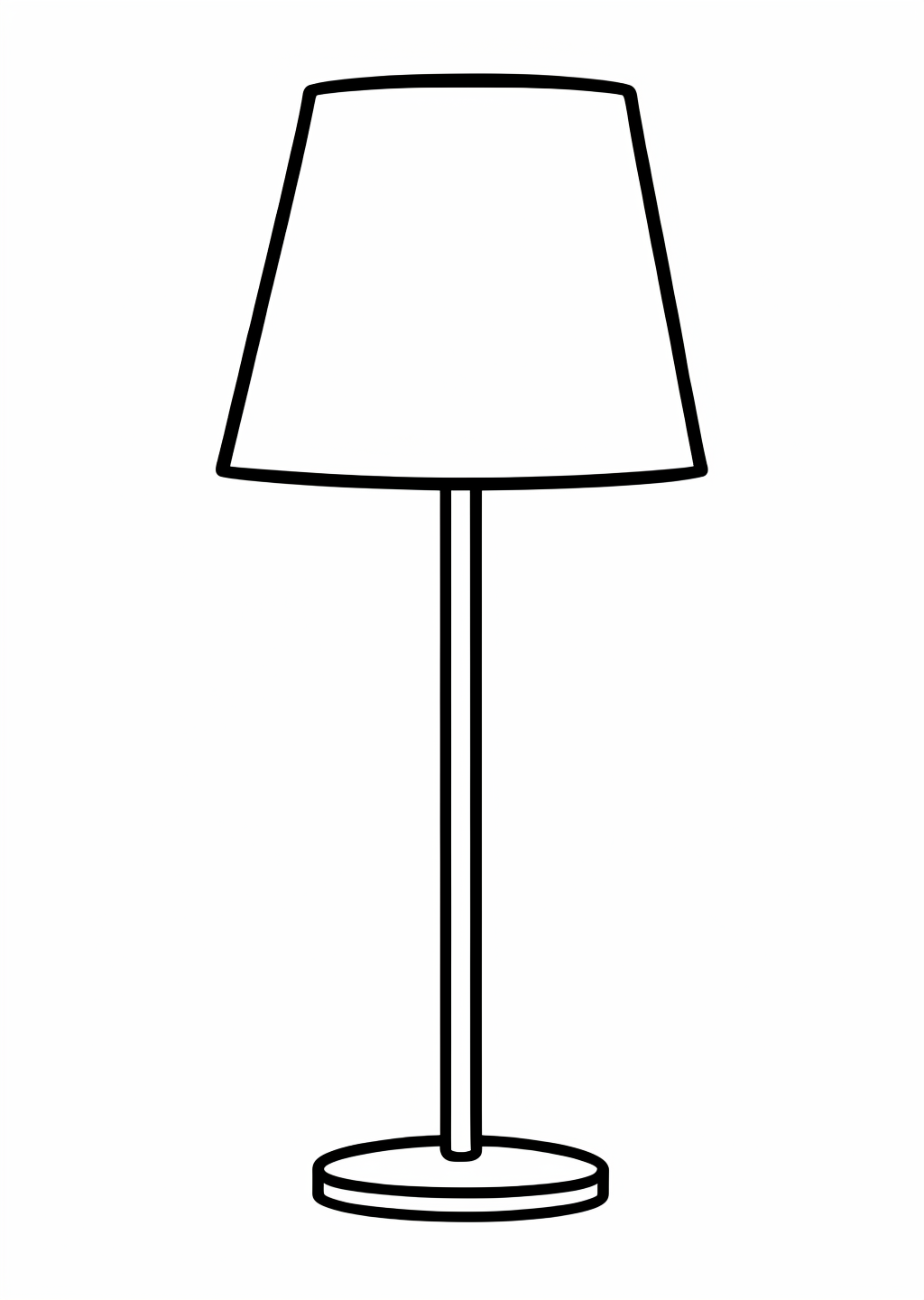 New Year Lantern Coloring Page – line art
