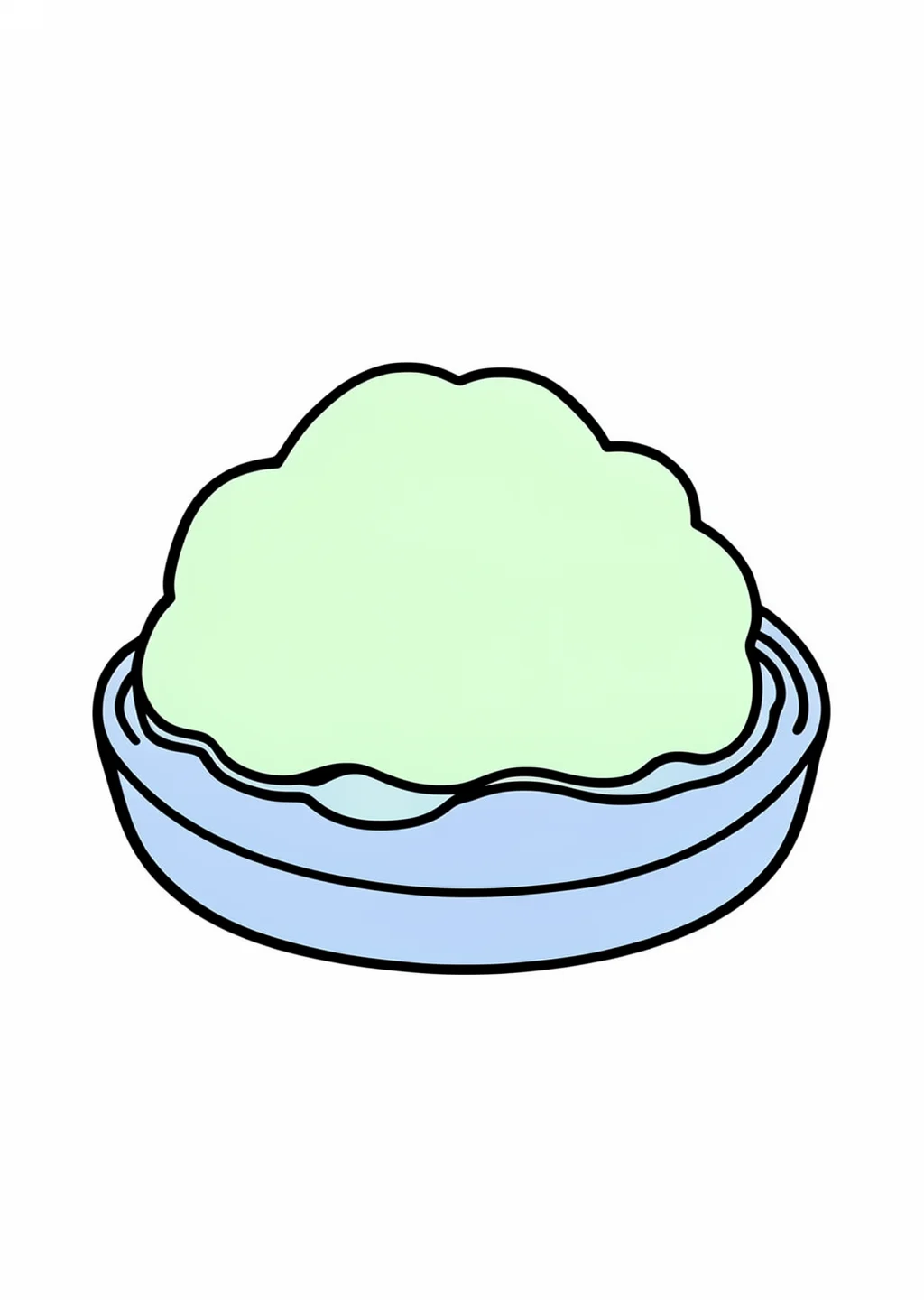 New Year Daifuku Coloring Page – colored example
