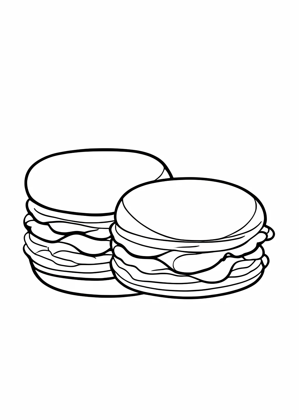 New Year Dorayaki Coloring Page