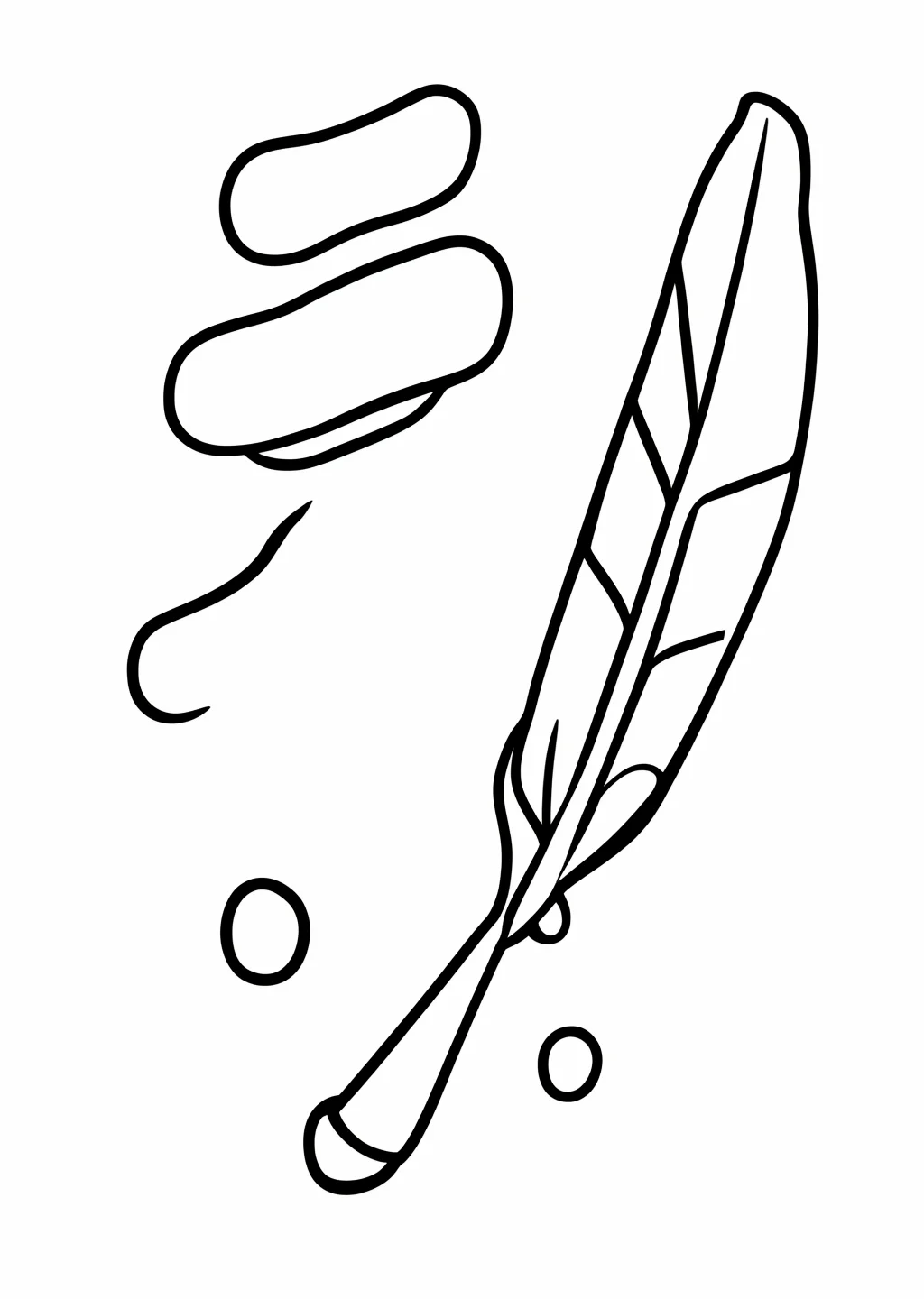 New Year Brush Coloring Page
