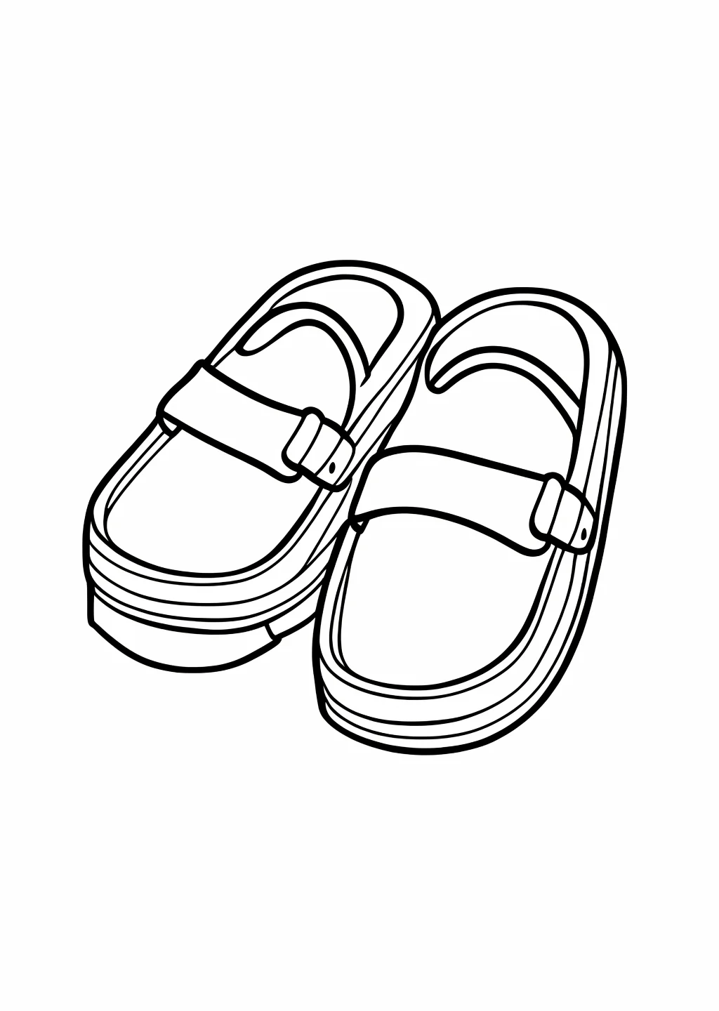 New Year Geta Coloring Page