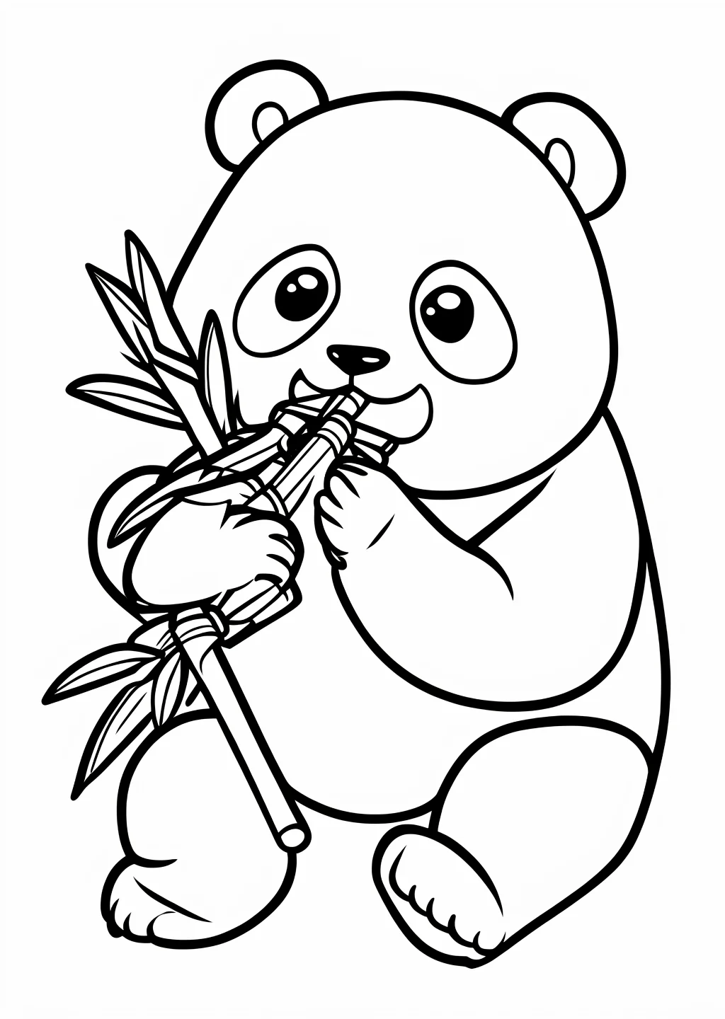Panda Coloring Page
